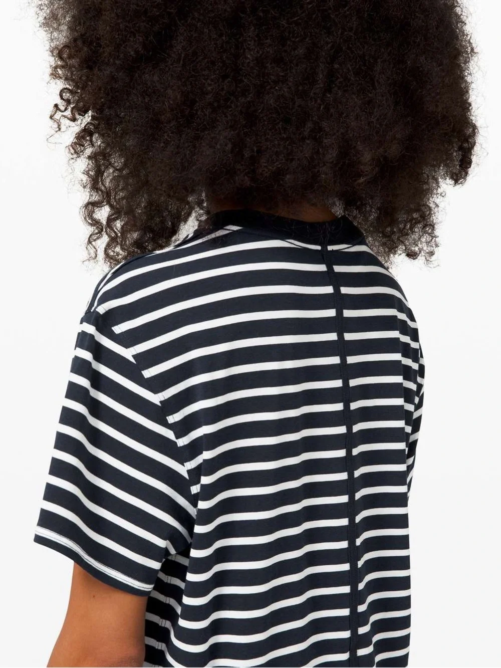 Lululemon All Yours Boyfriend Tee Yachtie Stripe True Navy White